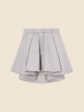 PADDED NYLON MINI SKIRT Online Hot Sale