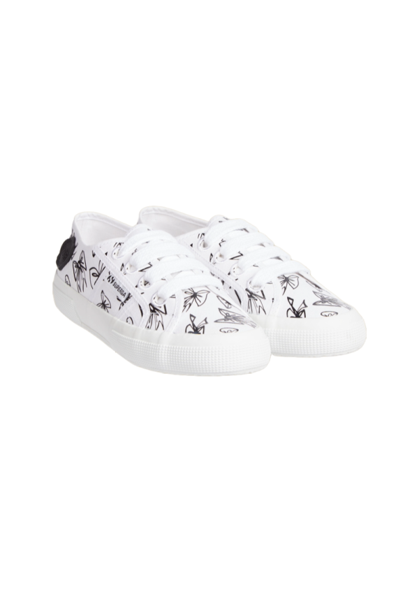 SUPERGA LOW CUT BOW PRINT SNEAKER Online