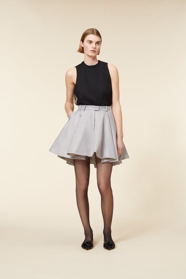 PADDED NYLON MINI SKIRT Online Hot Sale