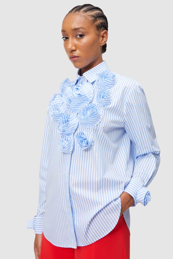 ROSE APPLIQUE SHIRT Discount