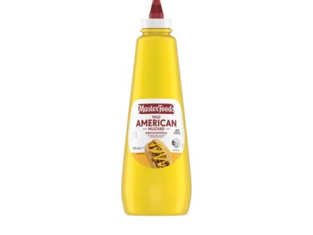 MasterFoods Mild American Mustard Bottle 920mL Hot on Sale