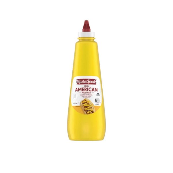 MasterFoods Mild American Mustard Bottle 920mL Hot on Sale