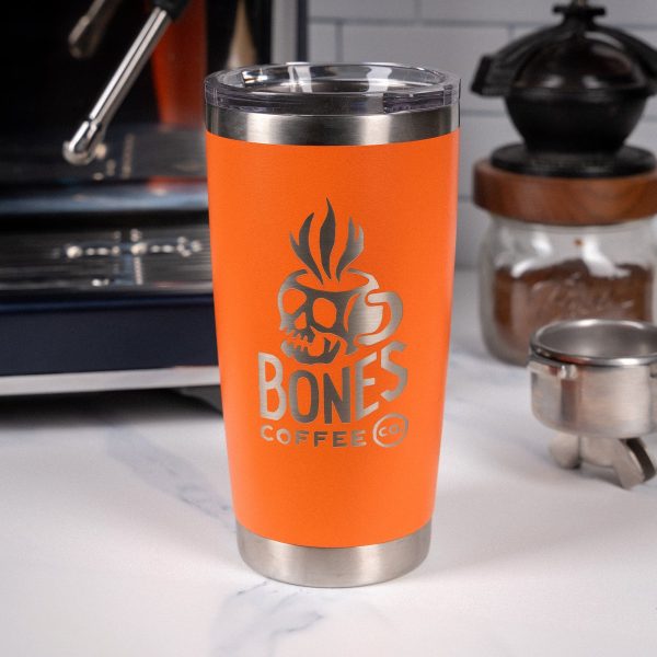 20oz. Stainless Steel Hot Cold Tumbler (Orange) Sale