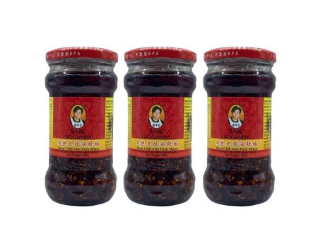 Lao Gan Ma Chilli Sauce with Fermented Soybean 280g x 3 Pack Cheap