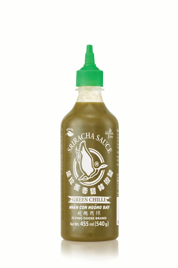 Flying Goose Sriracha Green Chilli V GF | 455 ml | V GF 🌶️ Hot on Sale