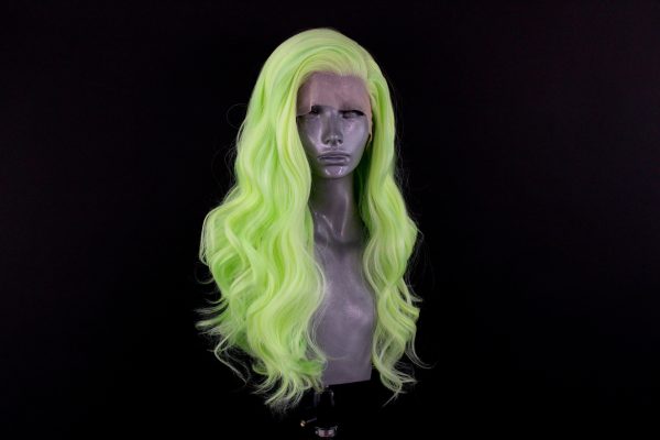 Limited Edition Slime Green Wig For Sale