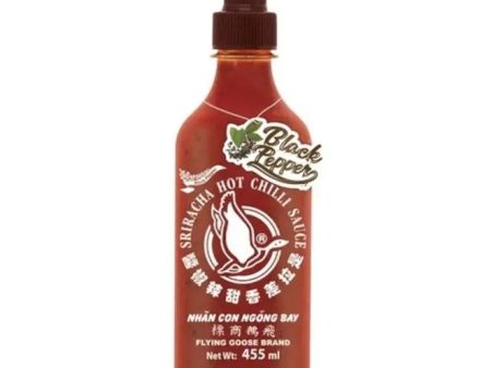 Flying Goose Sriracha | Black Pepper | 455ml | V GF 🌶️ Online Sale