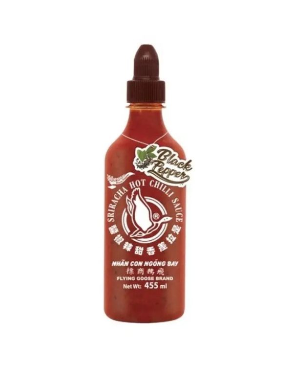 Flying Goose Sriracha | Black Pepper | 455ml | V GF 🌶️ Online Sale