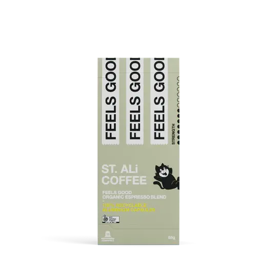 ST. ALi Coffee | Feels Good Capsules | Organic Espresso Blend Online now