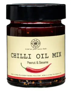 Ansh Foods | Chilli Oil Mix | Peanut & Sesame 250g | V GF on Sale