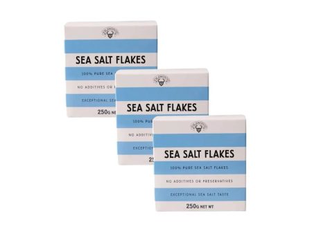 Olsson s Salt | Pure Sea Salt Flakes | Cube 250g | 3 Pack Online