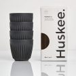 Huskee Cup | Coffee Cups 4 Pack 6oz 177ml Charcoal Cheap