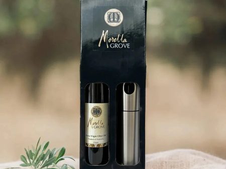 Morella Grove Extra Virgin Olive Oil 250ml + Stainless Steel Spray Bottle Sale