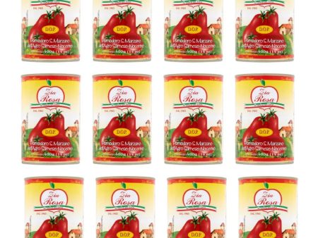 Zia Rosa San Marzano DOP Peeled Tomatoes 400g 14oz 12Pk Cheap