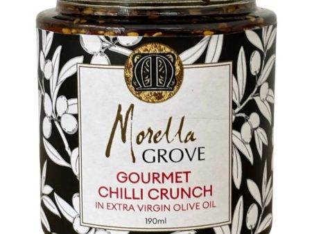 Morella Grove Gourmet Chilli Crunch in Extra Virgin Olive Oil, 250ml, 1L| V on Sale