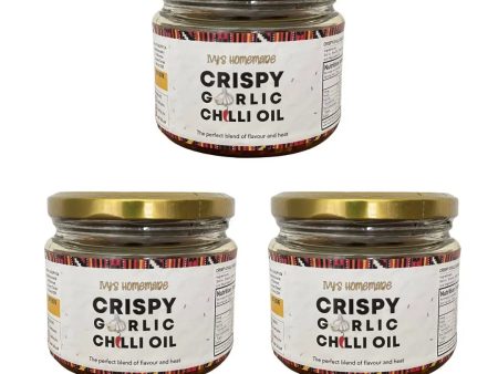 Crispy Garlic Chilli Oil Ivy’s Homemade 3 x 300ml V GF NF Online