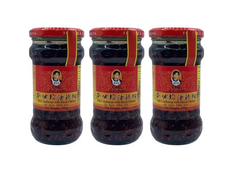 Lao Gan Ma Chili Condiment With Diced Chicken 280g 3Pk Discount