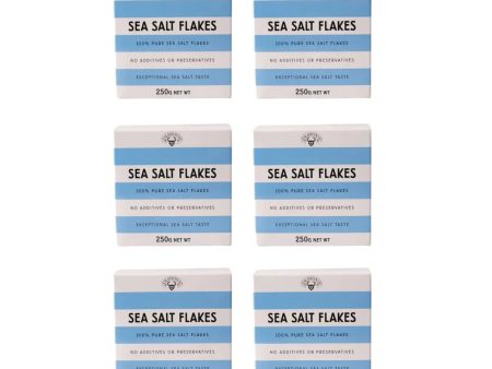 Olsson s Salt | Pure Sea Salt Flakes | Cube 250g | 6 Pack Online now