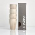 Huskee Cup | Reusable Cups 4 Pack 12oz 354ml Natural Online now