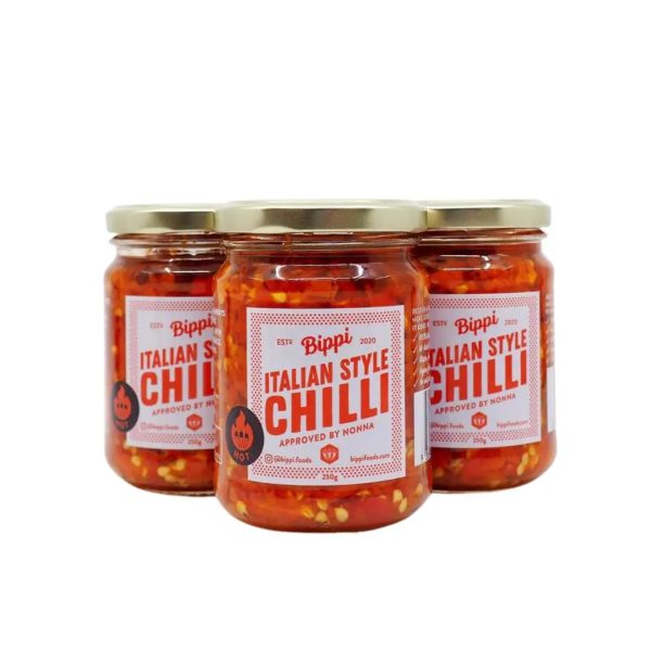 Bippi Chilli |Italian-Style Chilli 3PK - Hot 250g - PetitsTresors Supply