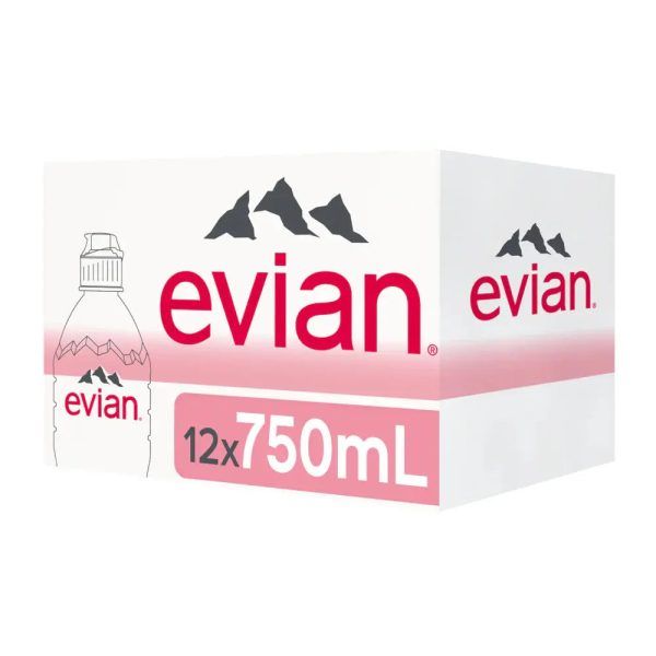 Evian Water| Natural Spring Water | 750ml Bottle Hot on Sale