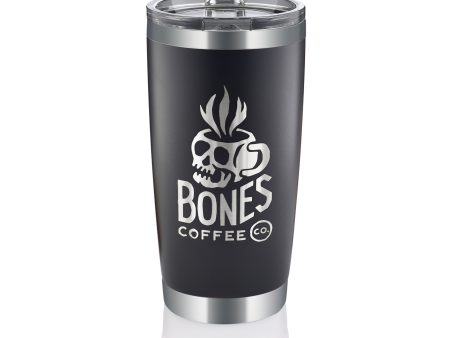 20 oz. Stainless Steel Hot Cold Tumbler (Black) For Discount