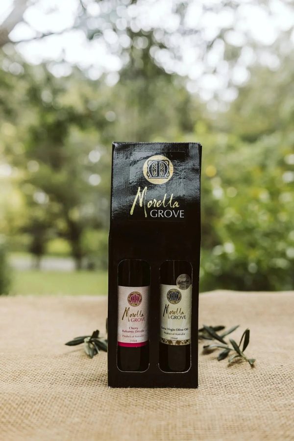 Morella Grove Extra Virgin Olive Oil 250ml + Cherry Balsamic Drizzle 250ml on Sale