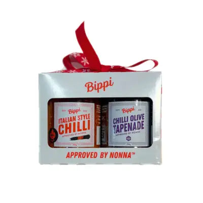 Bippi Duo Gift Pack - Hot Italian Style Chilli & Chilli Olive Tapenade 2x250g Discount