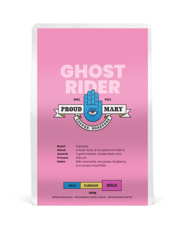 Proud Mary Coffee Roasters | Ghost Rider | Espresso Blend 250g | PetitsTresors Fashion