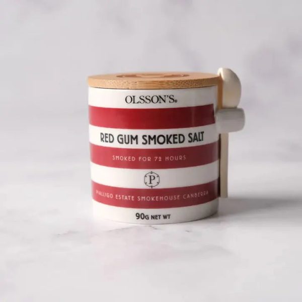 Olsson s Salt | Red Gum Smoked Salt | 90g Stoneware Jar For Cheap