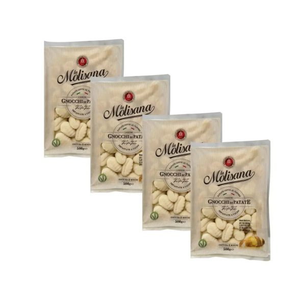 La Molisana Gnocchi di Patate 500g x 4 Packs Fashion