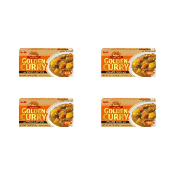 S&B | Golden Curry Mix Mild 220g x 4Pk Online