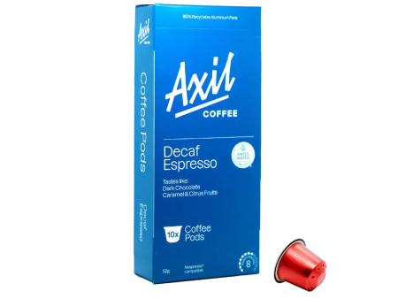 Axil Coffee Roasters | Decaf Espresso Pods Blend - Swiss Water Decaf | 30 Pods Fashion