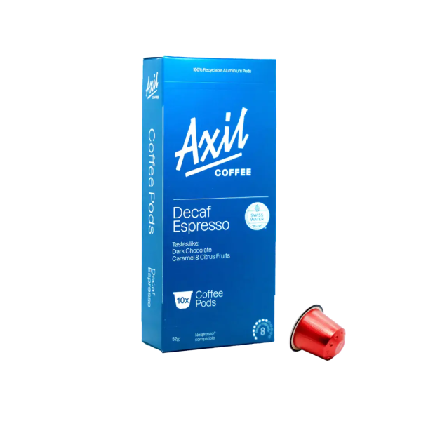 Axil Coffee Roasters | Decaf Espresso Pods Blend - Swiss Water Decaf | 30 Pods Fashion