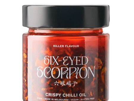 Six-Eyed Scorpion Original Crispy Chilli Oil 212ml For Sale