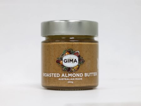 Pure Roasted Almond Butter | GIMA | 100% Natural | Australian Made 250g V GF For Cheap