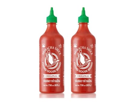 Flying Goose Sriracha The Original Twin Pack | 730ml x 2 | V GF 🌶️ Online Sale