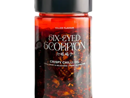 Six-Eyed Scorpion Original Crispy Chilli Oil  XL 720ml For Sale