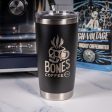 20 oz. Stainless Steel Hot Cold Tumbler (Black) For Discount