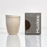 Huskee Cup | Reusable Coffee Cup with Lid 8oz 236ml Natural Online