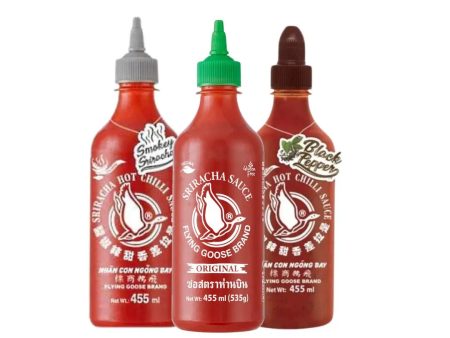 Flying Goose Sriracha three best Combo | 455ml | V GF 🌶️ Discount